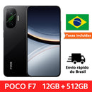 ?Estreia mundial?POCO F7 5G Smartphone Snapdragon 8s Gen 4 NFC 256GB 512GB 6,83