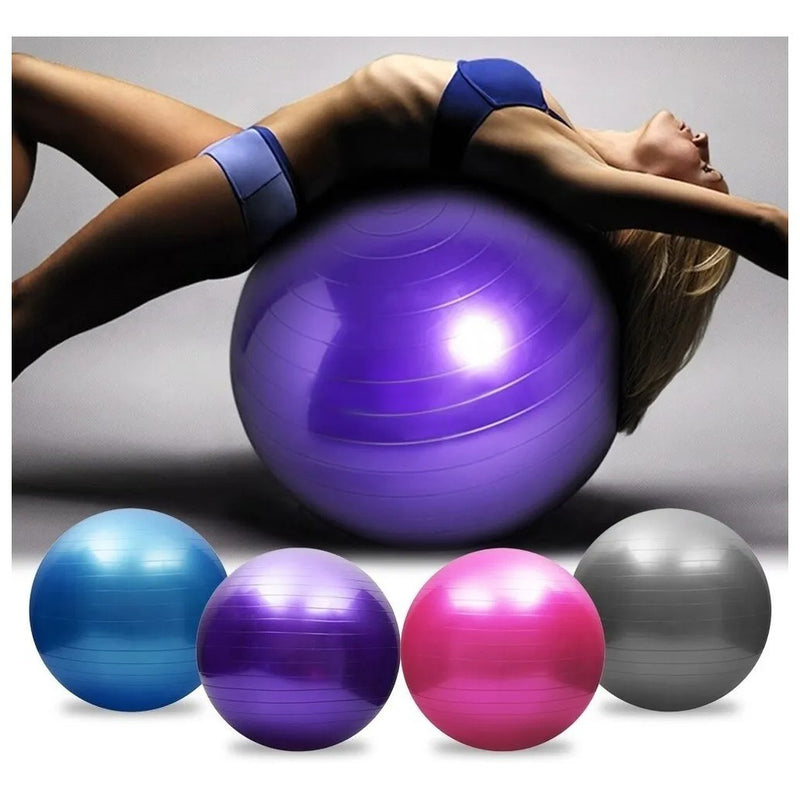 Bola de Pilates Yoga Abdominal 55/65 cm Fitness Profissional