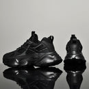 Tênis masculino casual atlético tênis de caminhada masculino preto alta quali