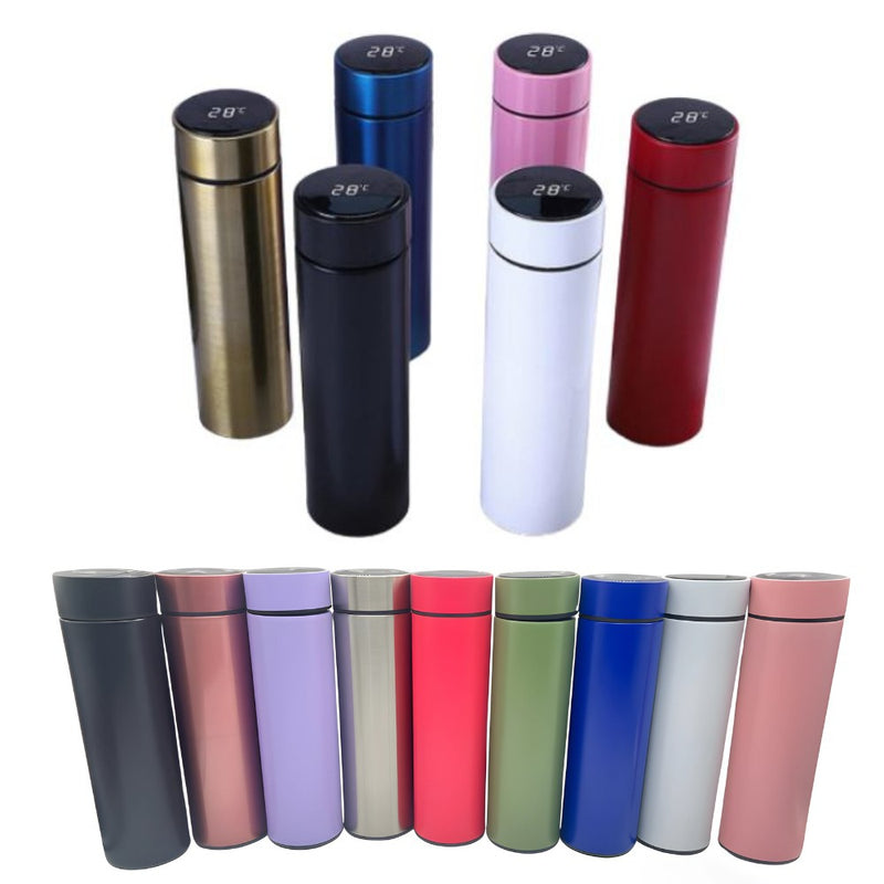 Garrafa Térmica Inox, Sensor Inteligente De Temperatura Digital Led bebida quen