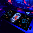 Gamepad padrão mouse pad grande gaming mousepad xxl gamer teclado almofadas esc