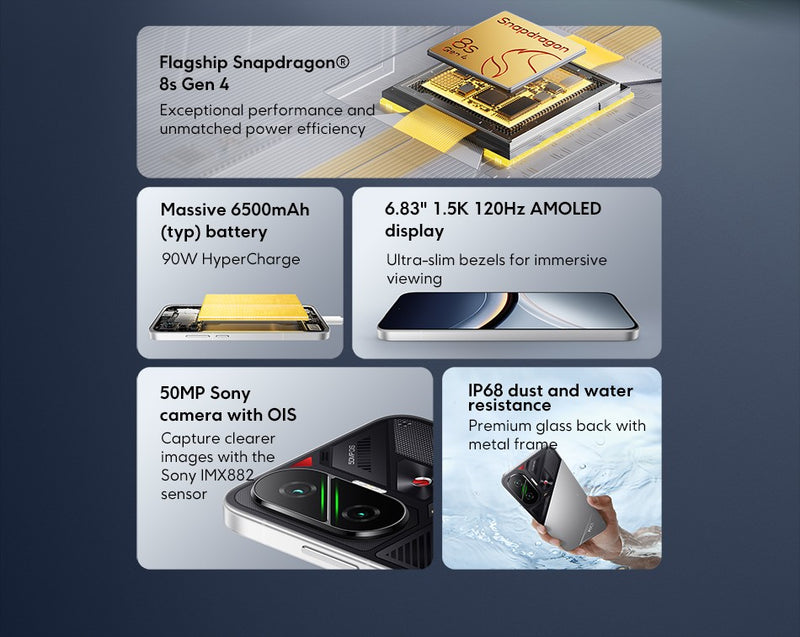 ?Estreia mundial?POCO F7 5G Smartphone Snapdragon 8s Gen 4 NFC 256GB 512GB 6,83