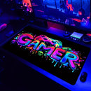 Gamepad padrão mouse pad grande gaming mousepad xxl gamer teclado almofadas esc