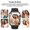 Relógio inteligente série 9 amoled smartwatch masculino 2024 nfc gps rastreado