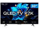 Smart TV 50&quot; TCL 4K UHD QLED 50P7K Google TV AiPQ Google Assistente 3 HDMI