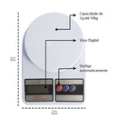 Balança Digital De Cozinha Alta Precisao 10kg