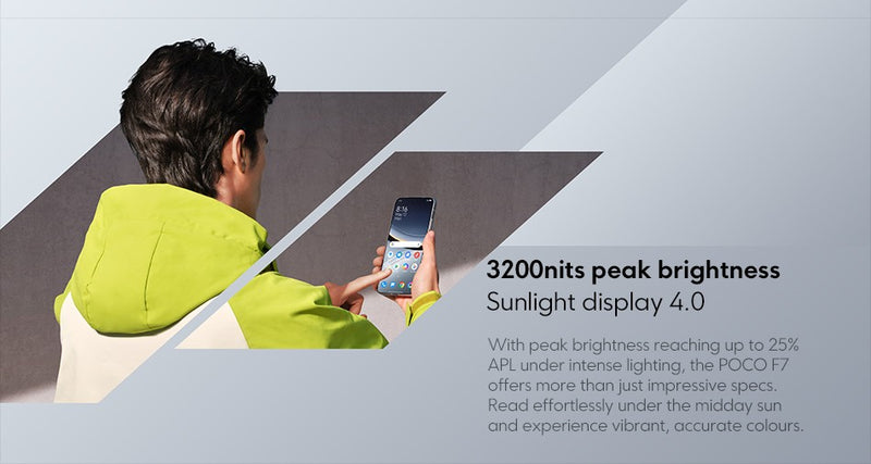 ?Estreia mundial?POCO F7 5G Smartphone Snapdragon 8s Gen 4 NFC 256GB 512GB 6,83