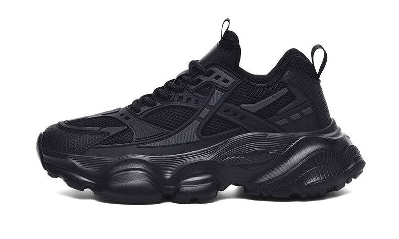 Tênis masculino casual atlético tênis de caminhada masculino preto alta quali