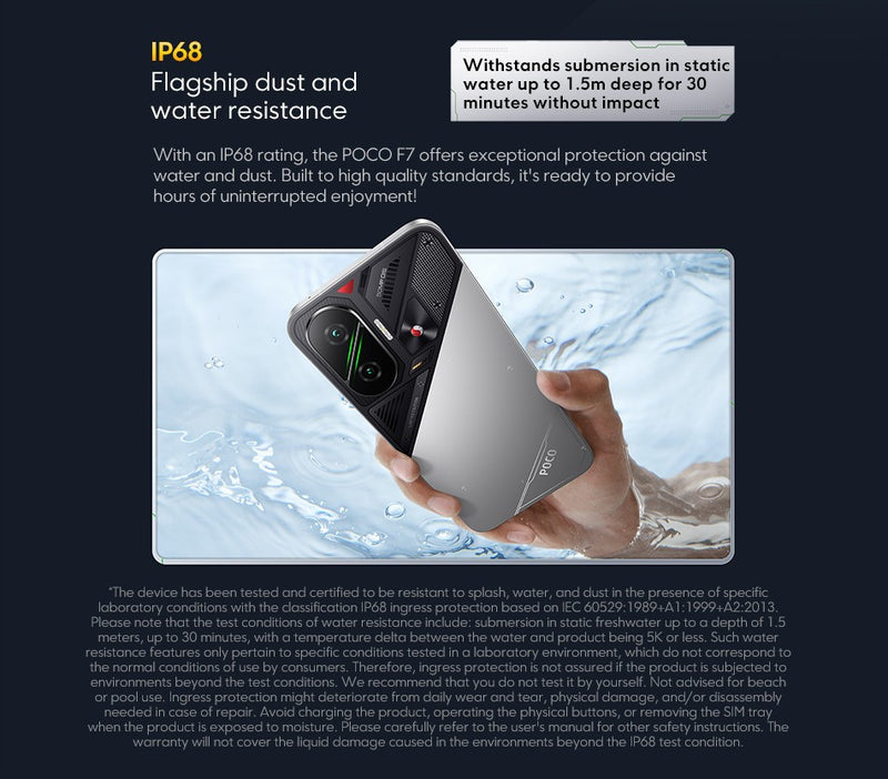 ?Estreia mundial?POCO F7 5G Smartphone Snapdragon 8s Gen 4 NFC 256GB 512GB 6,83