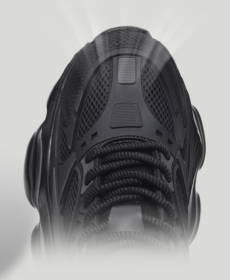 Tênis masculino casual atlético tênis de caminhada masculino preto alta quali