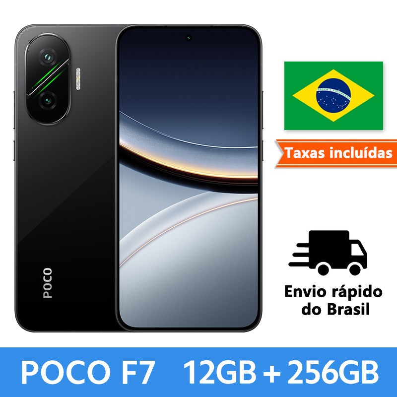 ?Estreia mundial?POCO F7 5G Smartphone Snapdragon 8s Gen 4 NFC 256GB 512GB 6,83