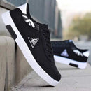 Sapatos de lona casuais masculinos primavera outono na moda calçados únicos es