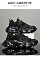 Tênis masculino casual atlético tênis de caminhada masculino preto alta quali