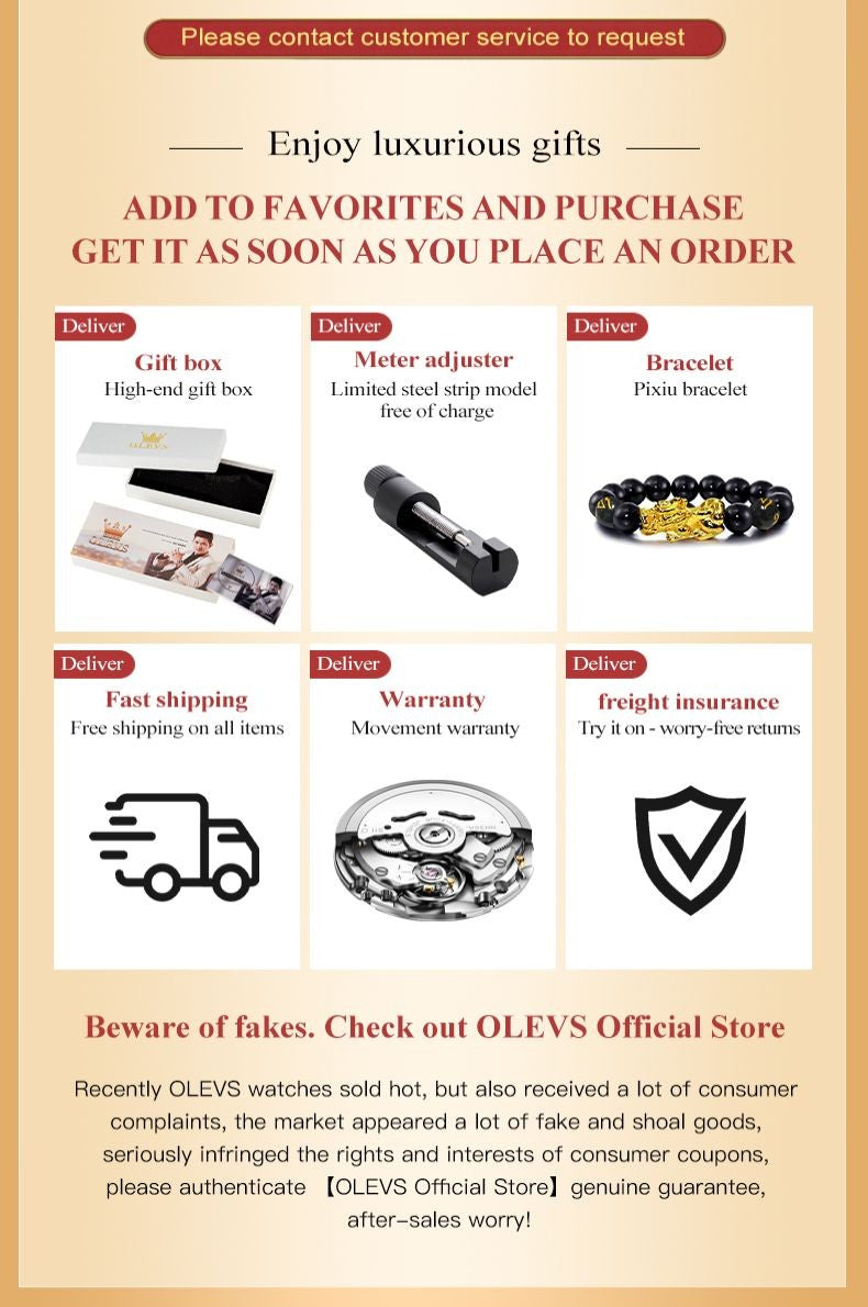 OLEVS-Relógio de pulso de luxo masculino, aço inoxidável, impermeável, lumin