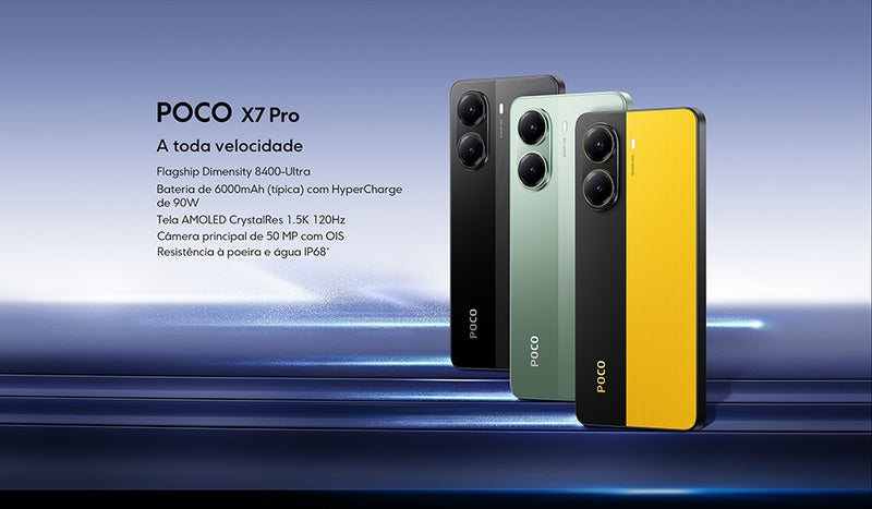 Versão global poco x7 pro smartphone dimensão 8400-ultra 6.67&quot; 120hz disp