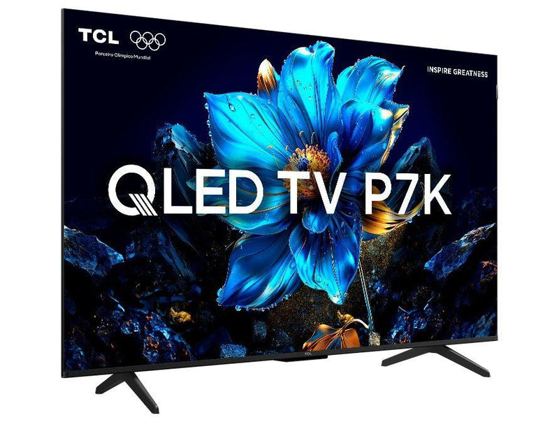 Smart TV 50&quot; TCL 4K UHD QLED 50P7K Google TV AiPQ Google Assistente 3 HDMI