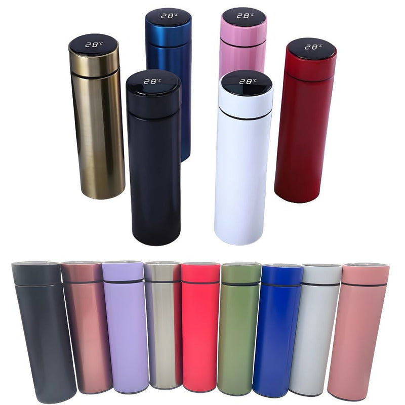 Garrafa Térmica Inox, Sensor Inteligente De Temperatura Digital Led bebida quen
