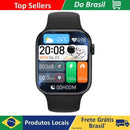 Relógio inteligente série 9 amoled smartwatch masculino 2024 nfc gps rastreado