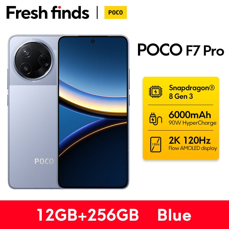 POCO F7 Pro Versão Global Smartphone NFC Snapdragon ® 8 Gen 3 60