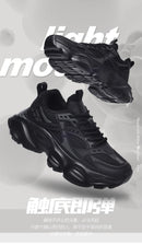 Tênis masculino casual atlético tênis de caminhada masculino preto alta quali