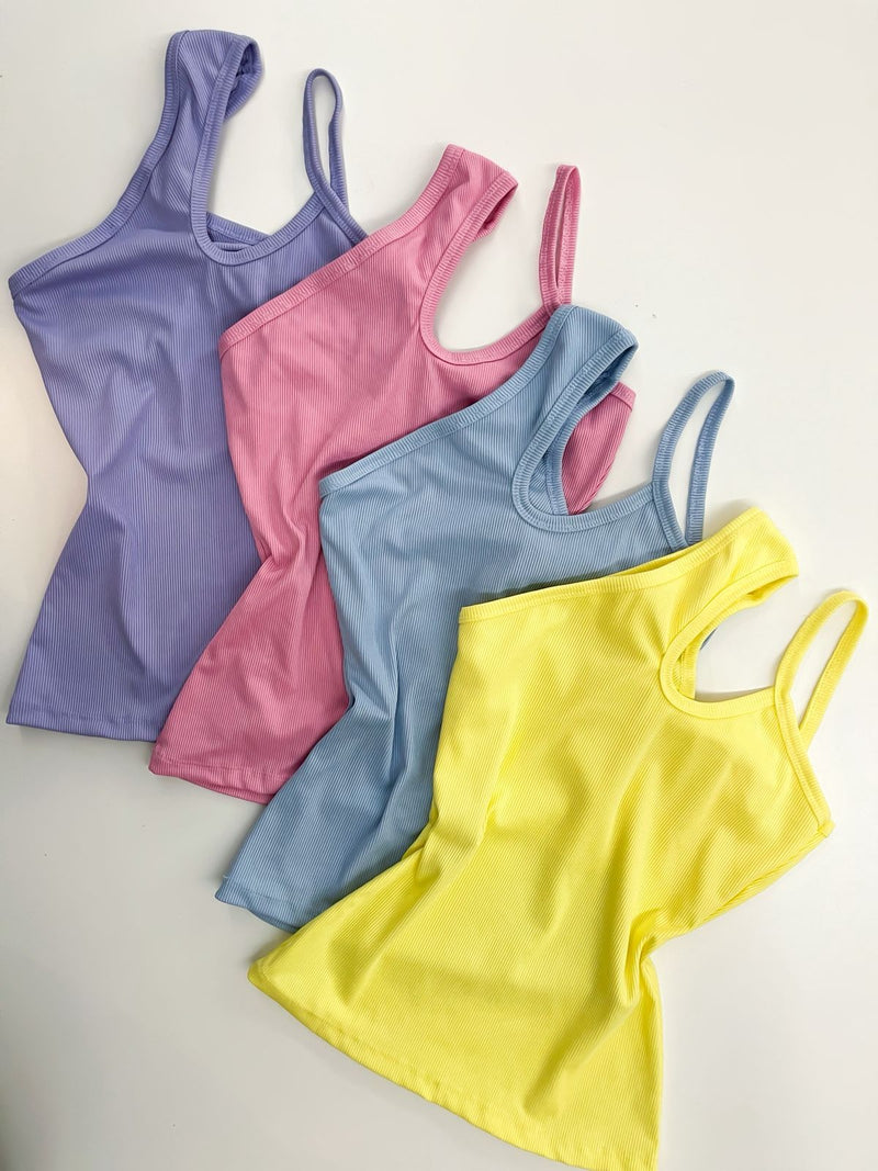 Blusa em Ribana Ombro Único com Recorte Milena Ref. 1668